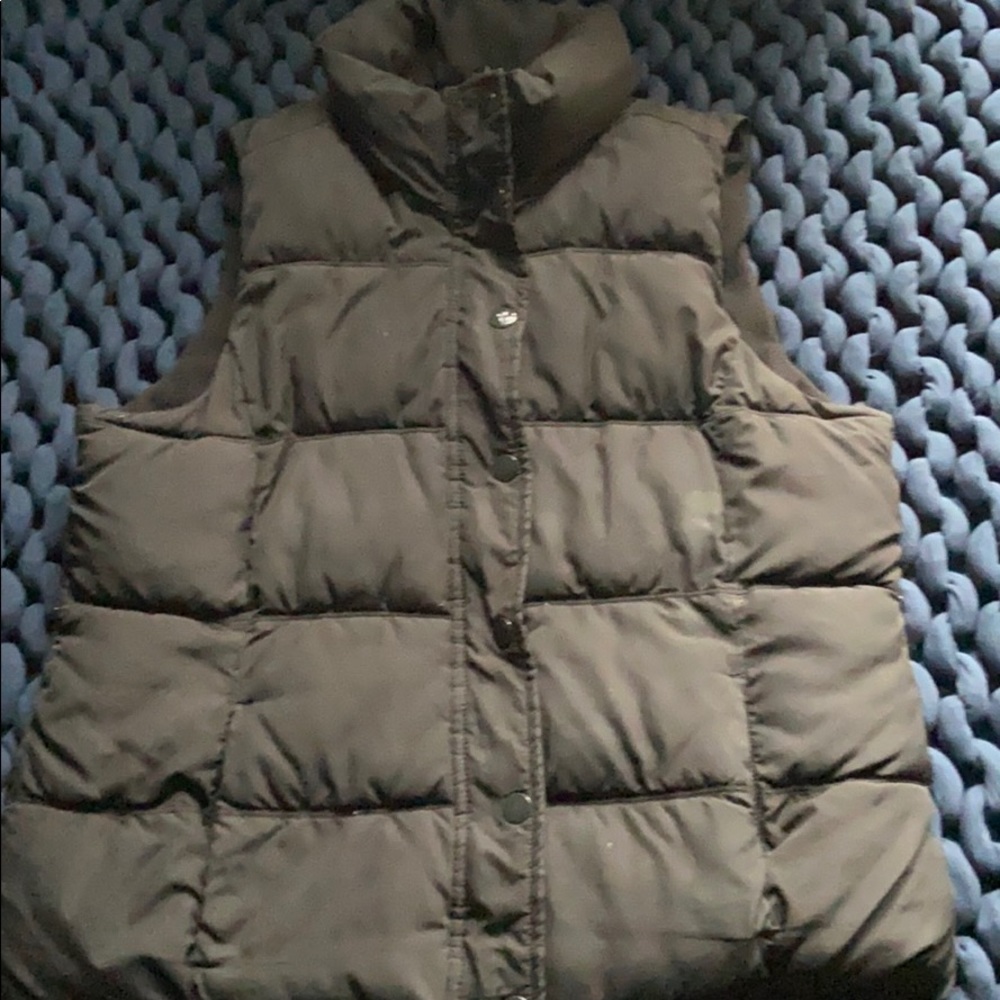 Fleece lined puffer vest